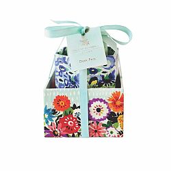 Sada 3 úložných boxů na stůl Portico Designs Bleu Floral