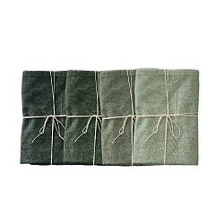 Sada 4 ks látkových ubrousků Linen Couture Green Gradient, šířka 40 cm