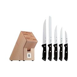Sada 5 nožů s z nerezová oceli s kuchyňským blokem WMF Cromargan® Classic
