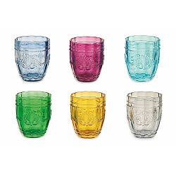 Sada 6 barevných sklenic na vodu Villa d'Este Bicchieri Syrah