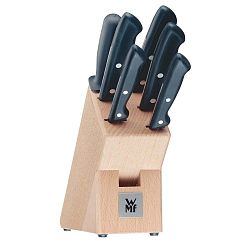 Sada 6 nožů s z nerezová oceli s kuchyňským blokem WMF Cromargan® Classic