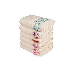 Sada 6 ručníků z čisté bavlny Devotion, 50 x 90 cm