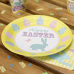 Sada 8 papírových talířů Neviti Happy Easter