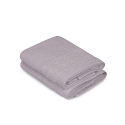 Sada dvou šeříkově fialových ručníků Provence, 90 x 50 cm