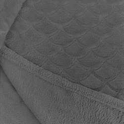 Šedá deka z mikrovlákna DecoKing Sardi, 220 x 240 cm
