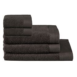 Set 5 ručníků Pure Basalt