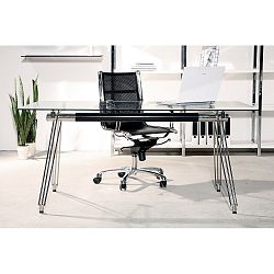 Skleněná stolní deska Kare Design Clear, 80 x 160 cm
