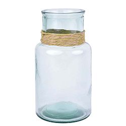 Skleněná váza z recyklovaného skla Ego Dekor Noa, 3 l