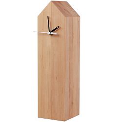 Stolní hodiny z olšového dřeva Nørdifra Blocks House