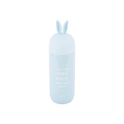Světle modrá nerezová termoláhev Tantitoni Cute Rabbit, 280 ml
