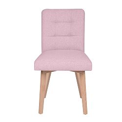 Světle růžová jídelní židle Mazzini Sofas Tulip