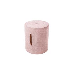 Světle růžová taburetka Kooko Home Motion, ø 40 cm