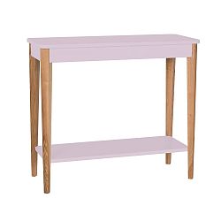 Světle růžový konzolový stolek Ragaba Ashme, šířka 85 cm