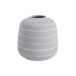 Světle šedá keramická váza PT LIVING Terra, ⌀ 16,5 cm