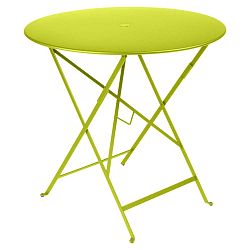 Světle zelený zahradní stolek Fermob Bistro, ⌀ 77 cm