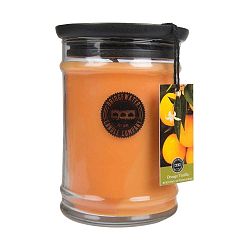 Svíčka ve skleněné dóze s vůní vanilky a pomeranče Bridgewater candle Company, doba hoření 140-160 hodin