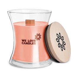 Svíčka ze sójového vosku We Love Candles Rhubarb & Lily, doba hoření 64 hodin
