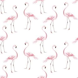 Tapeta na zeď Dekornik Flamingos, 50 x 280 cm