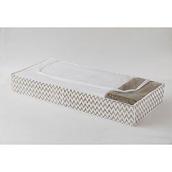 Textilní úložný box pod postel Compactor Clear