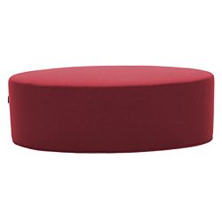 Tmavě červený puf Softline Bon-Bon Vision Red, délka 60 cm