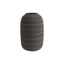 Tmavě hnědá keramická váza PT LIVING Terra, ⌀ 16 cm