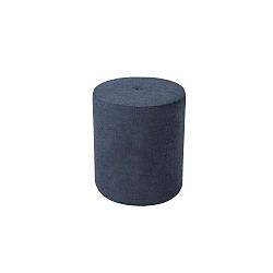 Tmavě modrá béžová taburetka Kooko Home Motion, ø 40 cm