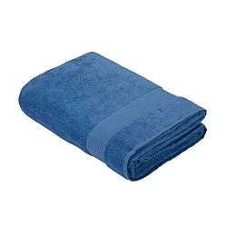 Tmavě modrý bavlněný ručník Bella Maison Basic, 100 x 150 cm