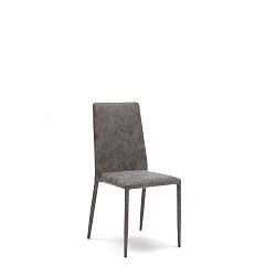 Tmavě šedá jídelní židle Design Twist Dammam
