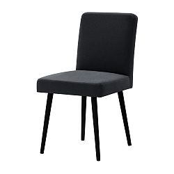 Tmavě šedá židle s černými nohami Ted Lapidus Maison Fragrance