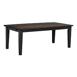 Tmavě šedý dřevěný jídelní stůl Folke Nottingham Park, délka 200 cm
