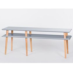 Tmavě šedý konferenční stolek Ragaba Mugo, délka 119 cm