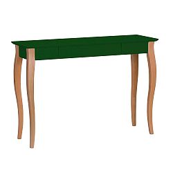 Tmavě zelený psací stůl Ragaba Lillo, šířka 105 cm