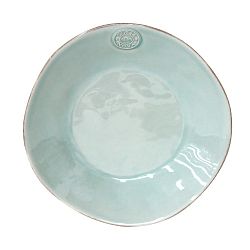 Tyrkysový kameninový polévkový talíř Costa Nova, Ø 25 cm