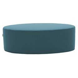 Tyrkysový puf Softline Bon-Bon Vision Turquoise, délka 120 cm