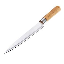 Univerzální nůž Unimasa z nerezové oceli a bambusu, délka 33,5 cm