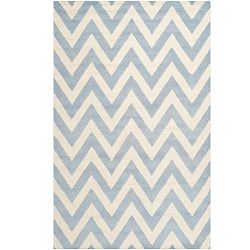 Vlněný koberec Stella Light Blue, 182x274 cm