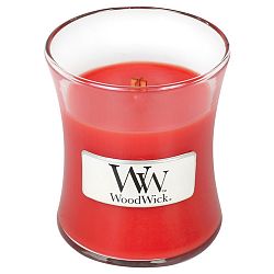 Vonná svíčka WoodWick Červená jeřabina, 20 hodin hoření