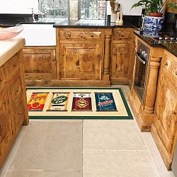 Vysoce odolný kuchyňský koberec Webtappeti Olive Oil & Co., 60 x 115 cm