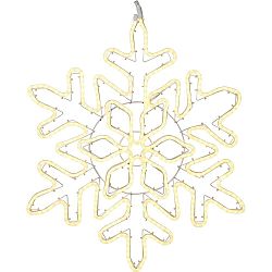 Závěsná svítící LED dekorace Best Season NeoLED Snowflake Gold
