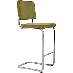 Zelená barová židle Zuiver Ridge Kink Rib