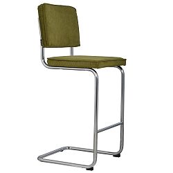 Zelená barová židle Zuiver Ridge Rib
