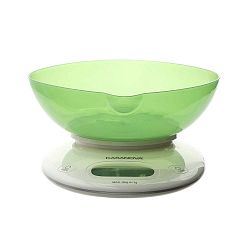 Zelená digitální kuchyňská váha Kasanova