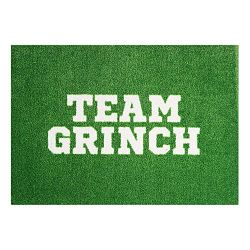 Zelená rohožka Mint Rugs StateMat Team Grinch, 50 x 75 cm