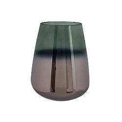 Zelená skleněná váza PT LIVING Oiled, výška 23 cm