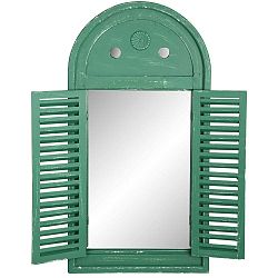 Zelené francouzské zrcadlo Ego Dekor Hullo