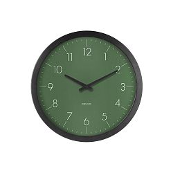 Zelené nástěnné hodiny Karlsson Dainty