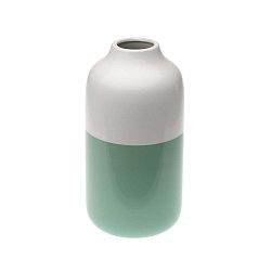 Zeleno-bílá váza Versa Ceramic