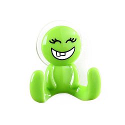 Zelený háček ve tvaru panáčka Unimasa Happy