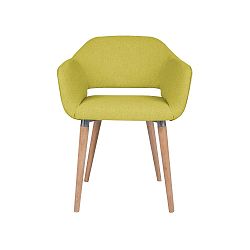 Žlutá jídelní židle Cosmopolitan Design Napoli