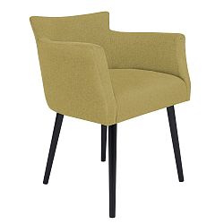 Žlutá židle s područkami Windsor & Co Sofas Gemini